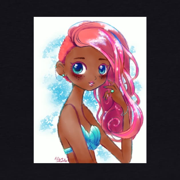 Cute Kawaii Mermaid Treasure L.O.L. Surprise Doll Shoujo Anime Fan Art by BonBonBunny